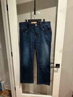 Seven7 Men's Indigo Slim Boot Fit Jeans